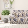 thumbnail image 2 of CHOK Housse de Sofa Extensible en Spandex pour Causeuse Fleur Rouge Moyen, 2 of 6