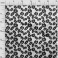 thumbnail image 3 of oneOone Cotton Cambric Black Fabric Floral Craft Projects Decor Fabric Printed By The Yard 42 Inch Wide, 3 of 4