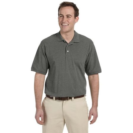 Harriton Men's Tall 5.6 oz. Easy Blendâ„¢ Polo