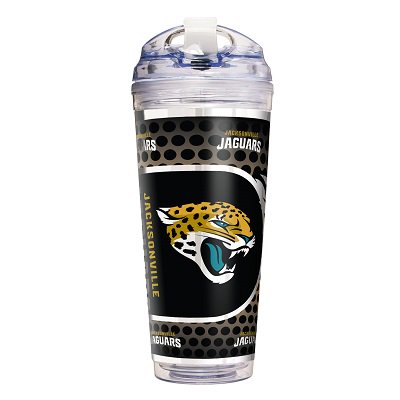 Jacksonville Jaguars Gobelet Acrylique 24 Oz. avec Paille