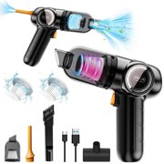 Suncoda Vacuum Cleaner, Cleaning Supplies Car Vacuum with Powerful Suction Blowing and Vacuuming 2 in 1 Vacuum Cleaner Keyboard Cleaner USB Rechargeable