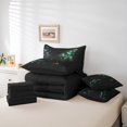 thumbnail image 4 of YST Watercolor Butterfly Comforter Set, Bohemian Tie Dye, 7-Piece, Full Size, 4 of 4