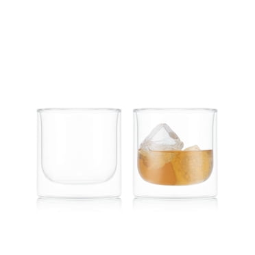 Bodum SKAL 2pc Double Wall Whiskey Glass 0.3 l, 300ml