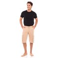 thumbnail image 2 of Shorts Cargo pour Hommes à Coupe Classique, devant Plat, en Sergé 100 % Coton, 2 of 6