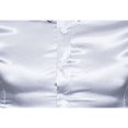 thumbnail image 4 of Chemise à Manches Longues en Satin de Soie pour Hommes, à Volants, Vintage, Chemises de Smoking de Mariage, 4 of 5