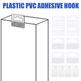 thumbnail image 2 of 100pcs Plastic Hook PET Hook Hanging Piece PVC Hook Aircraft Hook Hole K6A2, 2 of 8