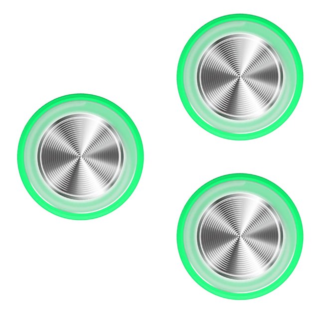Ruiboury Mobile Phone Game Joystick Practical Screen Sucker Rocker Gamepad Button Controller Assist Joypad Gaming Supplies Green 3Set