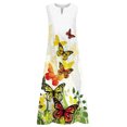 thumbnail image 2 of Innerwin Longues Robes Maxi à Imprimé Floral pour Femmes, Robe d'Été de Plage, Vacances, Sans Manches, Robe Débardeur Hawaïenne Style D 4TG, 2 of 4