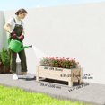 thumbnail image 3 of Outsunny 3.3 x 1.2 x 1.2 ft Garden Raised Bed Planter Grow Containers, 3 of 10