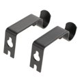 thumbnail image 2 of yuksok Support Mural pour Tringle à Rideaux 2 Pcs pour Tringle de 15,8 mm, Durable, Comprend un Montage, Noir, 2 of 7