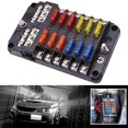 thumbnail image 3 of Car Boat Fuse Box Holder With 6 Ways 12 Ways Fuse Holder Block'' N4W9, 3 of 8