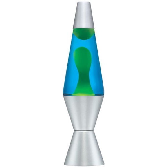 14 1/2" Lava Motion Lamp - yellow wax/blue liquid