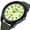 thumbnail image 4 of WIFKLSIIPG Men's Nylon Waterproof Date Quartz Watch Analog Quartz Wrist Watches, 4 of 5