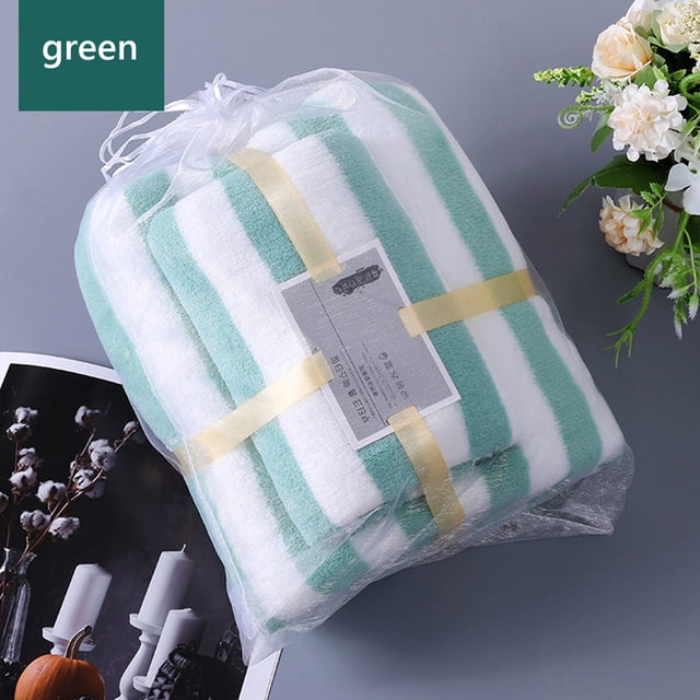 Vaidha Cotton 2 In 1 Bath Towel And Face Towel Soft-Bath Towels Set OF 2pc