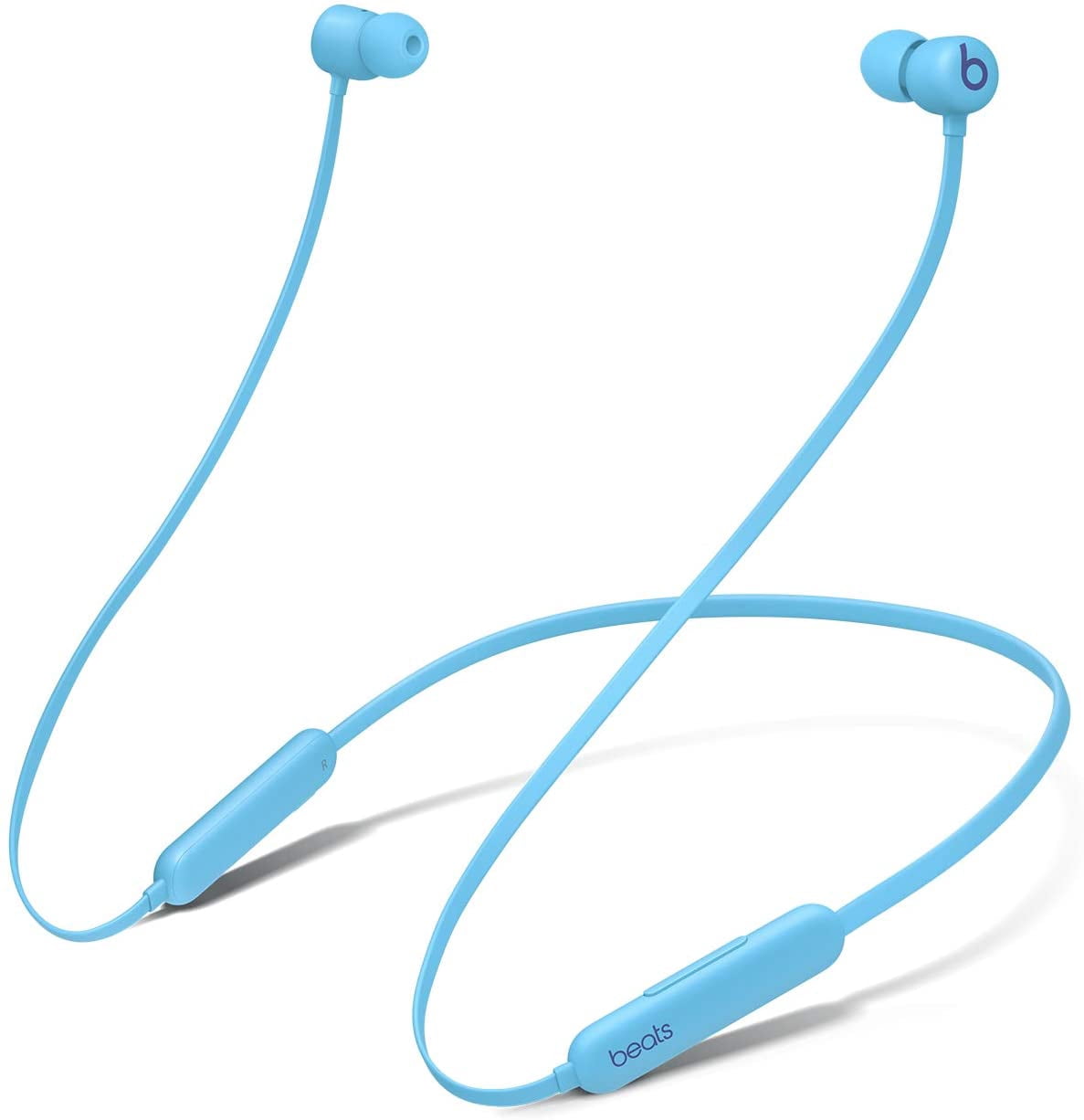 Refurbished Beats Flex Wireless Earphones Apple W1 Headphone Chip, Blue (Latest Model)