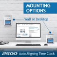 thumbnail image 4 of Pyramid Time Systems - Model 2500 Auto-Aligning 6 Column Time Clock Small Business Bundle Includes 100 time Cards, Ribbon, 10-Slot Rack, and 2 Security Keys, No Employee Limit, Single-Hand Operation, 4 of 7