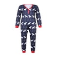 thumbnail image 2 of Ensemble de Pyjamas de Noël pour la Famille Imprimé Elk Manches Longues Col Rond + Pantalon Long Élastique, 2 of 8