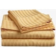thumbnail image 1 of 400 Thread Count 4 Piece Quality Sheet Set 12 Inch Deep Pocket 100% Egyptian Cotton Stripe Pattern, 1 of 1
