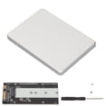 thumbnail image 2 of Hard Drive Enclosure, 6Gbps Lightweight High Heat Dissipation SSD Enclosure  for Computer for Hard Disk Silver,Gray,Blue, 2 of 7