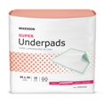 thumbnail image 1 of McKesson Super Underpads, Incontinence Bed Pads, Moderate Absorbency, 30 in x 30 in, 10 Count, 1 of 4