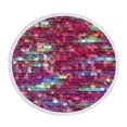 thumbnail image 2 of ddioayh Liquidation Serviette de Plage Ronde Imprimée Châle en Microfibre Serviette de Plage Tapis de Plage, 2 of 4