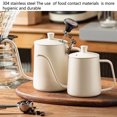 thumbnail image 3 of Small Pour Over Coffee Kettle, Professional Stainless Steel Pour Over Kettle Multifunctional Drip Coffee Maker Kettle Electric Gooseneck Kettle For  Hotel, 3 of 8