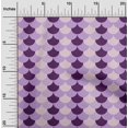 thumbnail image 1 of oneOone Georgette Viscose Purple Fabric Scales Geometric Sewing Craft Projects Fabric Prints By Yard 42 Inch Wide, 1 of 4