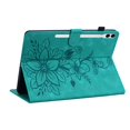 thumbnail image 4 of Tablet Case for FOXDOCK Samsung Galaxy Tab S10 Plus – Premium PU Leather Cover with Lily Embossed Design, Card Slots, 4 of 6