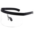 thumbnail image 4 of Baohd Grande Visière Coupe-Vent Demi-Visage Protection Anti-UV Miroir Lunettes de Soleil Rétro Protecteur, 4 of 6