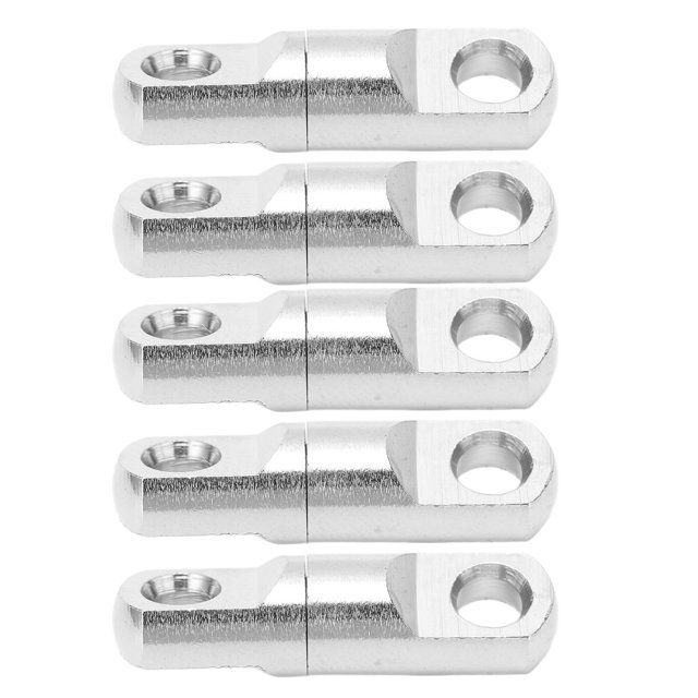 Émerillons de Pêche Crochet 5 Pcs/ensemble Acier Inoxydable Type Colonne Roulement 360° Émerillons de Pêche Connecteur d'Hameçon