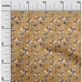 thumbnail image 2 of oneOone Rayon Light Brown Fabric Asian Suzani Sewing Material Print Fabric By The Yard 56 Inch Wide, 2 of 5