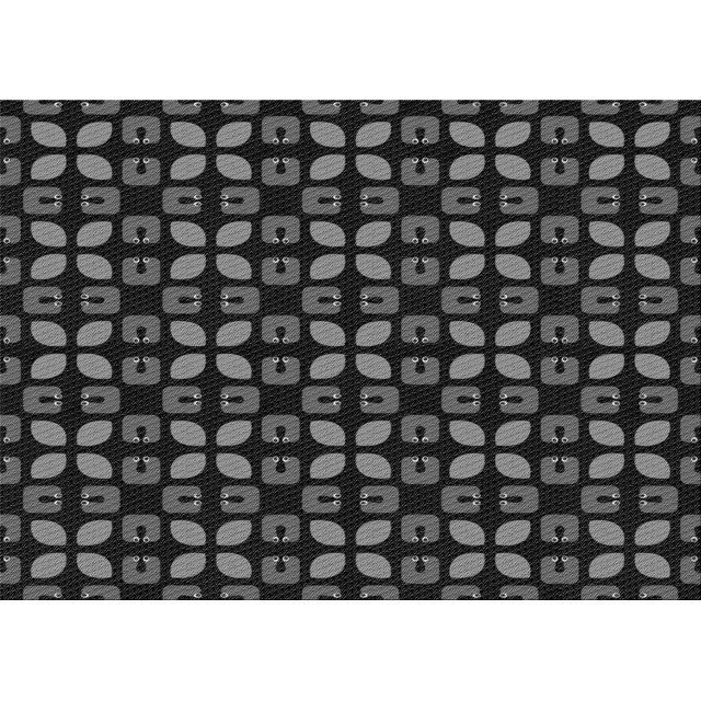 Ahgly Tapis Rectangulaire Lavable en Machine Intérieur Transitionnel Gris Minuit, 8 Pieds x 10 Pieds