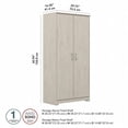 thumbnail image 3 of Bowery Hill Armoire de Rangement Haute en Chêne Blanc Lin - Bois Manufacturé, 3 of 6