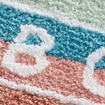 thumbnail image 4 of Corner Bath Mat Non-Slip Absorbent Fluffy Soft And Comfortable Washable Quadrant Rounded Shower Mat，Scalloped Bath Mat, 4 of 5