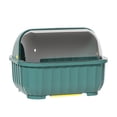 thumbnail image 2 of Vadktai Dish Drying Rack, Plastic Nursing Bottle Holder with Cover Removable Drainboard, Small Size Plate Cup Dish Dryer Tray Drainer for Kitchen Counter, 2 of 9