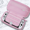 thumbnail image 2 of Étui Rigide de Protection pour Modèle Nintendo Switch OLED - Sac de Rangement de Voyage Portable avec Pochette Durable Compatible avec Console Switch NS, 2 of 6