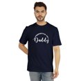 thumbnail image 1 of Inkmeso T-Shirt à Col Rond pour Hommes avec Imprimé Graphique Promoted To Daddy€ pour Papa pour la Première Fois, 1 of 7