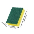thumbnail image 3 of Fesfesfes 10Pc Double-Sided Dishwashing Sponges Sponge Block Combo for Pots Pans Non-Scratch Eraser Design with Handle Grip for Non-Coated Cookware, 3 of 5