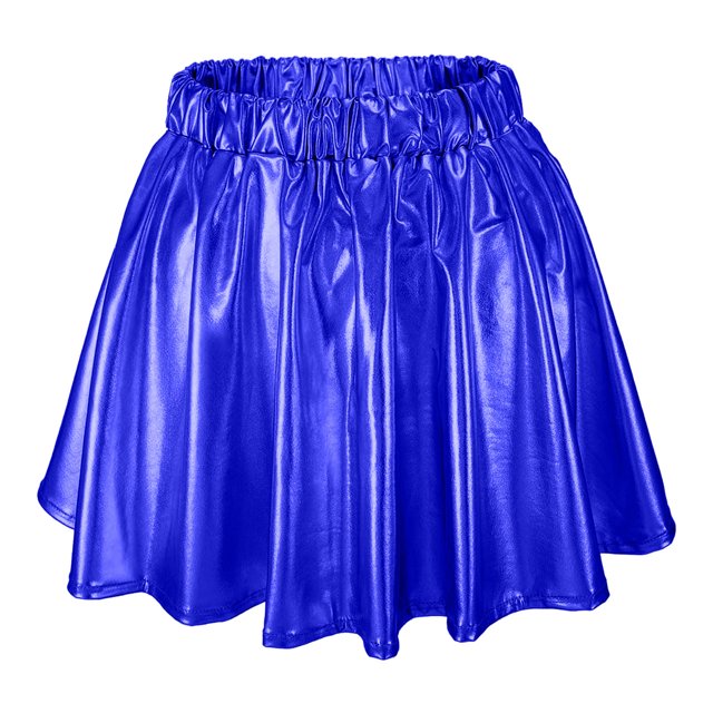 B91xZ Jupe Longue Évasée Douce pour Femmes Taille Élastique, BU2 L