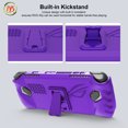 thumbnail image 3 of JYS Full-Body TPU Protective Case for Asus ROG Ally Handheld - Built-in Foldable Kickstand, Anti-Slip Grip, Shockproof Drop-Resistant Cover with Precise Port Cutouts, 3 of 9