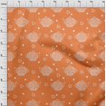 thumbnail image 4 of oneOone Polyester Lycra Orange Fabric Tea Kettle Fabric For Sewing Printed Craft Fabric By The Yard 56 Inch Wide, 4 of 4