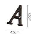 thumbnail image 3 of Free Shipping, Dusknt Wrought Iron Decorations Creative Diy House Number Casts Iron Metal Letters, Limited Time Offer!, 3 of 3