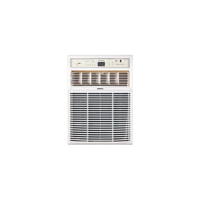 Danby Climatiseur de Fenêtre Vertical 8 000 BTU Blanc DVAC080B2WDB, Conçu pour les Fenêtres à Battants. Refroidit des Espaces jusqu'à 350 Pieds Carrés avec direction de l'Air à Quatre Voies, Commandes DEL Électroniques et Télécommande avec Fonction Follow Me. Comprend des modes d'Économie d'Énergie, un mode Sommeil, une Minuterie programmable, un Filtre à Air Réutilisable et du Réfrigérant R32.