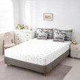thumbnail image 4 of YST Rustic Farmhouse Comforter Set with Sheets, 7-Piece, Mountains, Black Sketch Line, King Size, 4 of 5