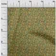 thumbnail image 2 of oneOone Polyester Spandex Dark Mustard Fabric Floral Sewing Craft Projects Fabric Prints By Yard 56 Inch Wide, 2 of 5