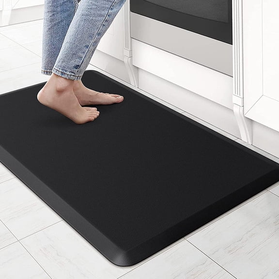 Liquidation! Tapis de Cuisine Rembourrés, Tapis Antifatigue pour Plancher, Ensemble de Tapis de Cuisine Antidérapants Lavables, Tapis Étanche pour Poste de Travail Debout, Tapis Robuste en Mousse Confortable Offre Éclair Offre du Jour