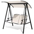 thumbnail image 1 of Topbuy Outdoor Patio Swing Loveseat Hammock Hanging Chair Beige, 1 of 8