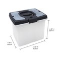 thumbnail image 2 of Gracious Living Rangement Empilable pour Fichiers avec Compartiment pour Accessoires (Lot de 4), 2 of 12