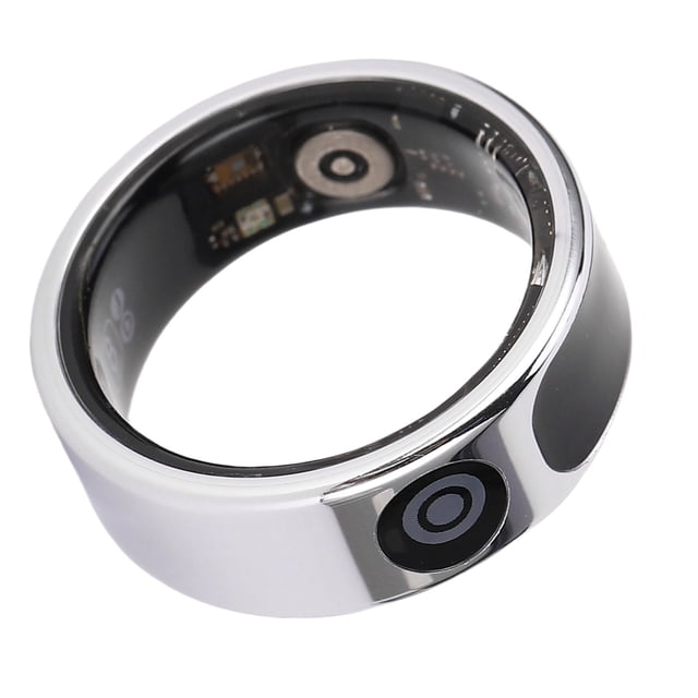 Smart Smart Ring Sports Sleep Monitoring Control Stainless Steel Health Tracker Ring with Display Screen