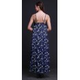 thumbnail image 2 of Bimba Rayon Leaves Ladies Printed Backless Spaghetti Strap Long Maxi Evening Party Dress-XX-Large, 2 of 4